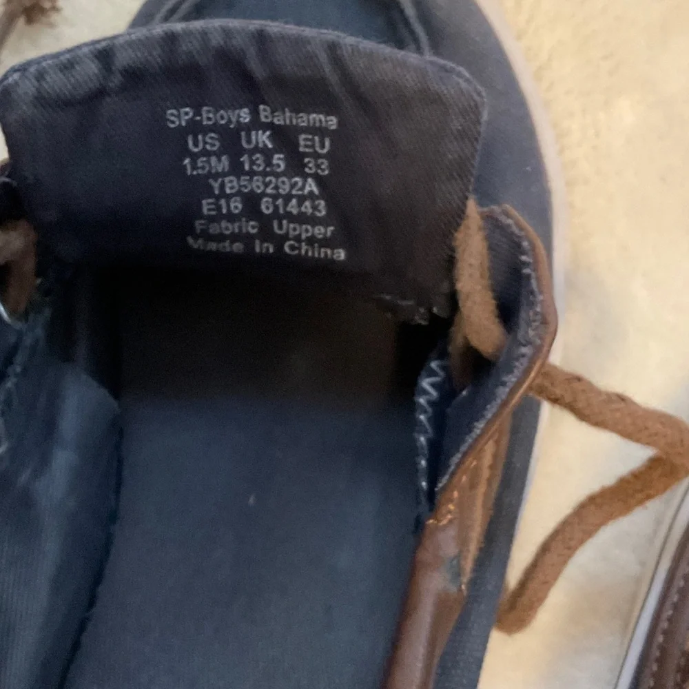 Sperry Men's Navy and Brown Boat Shoes